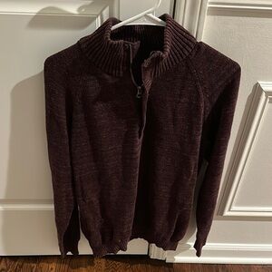 Men's Dark Red Sweater Medium